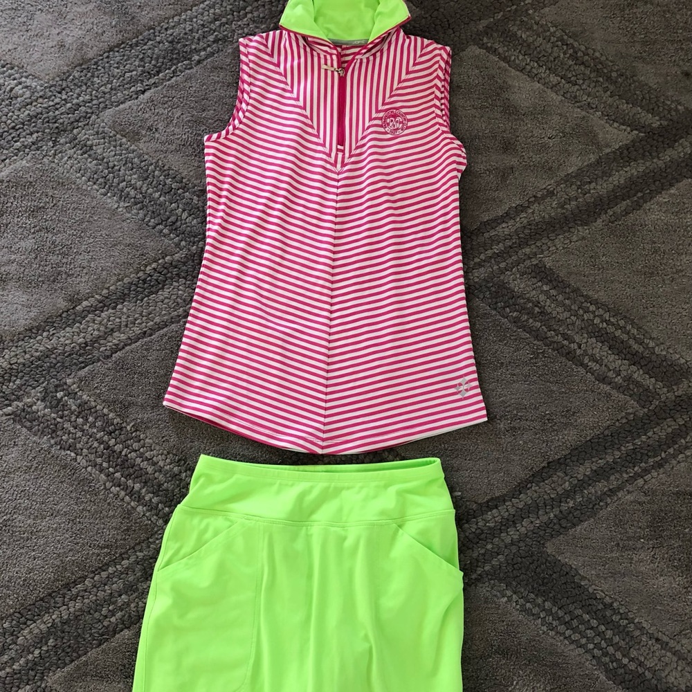 Jofit Golf sleeveless top and matching skirt  Size XS